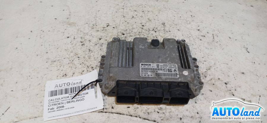 Calculator Ecu Motor CITROEN BERLINGO 2008-2026 Cod 9664618080 