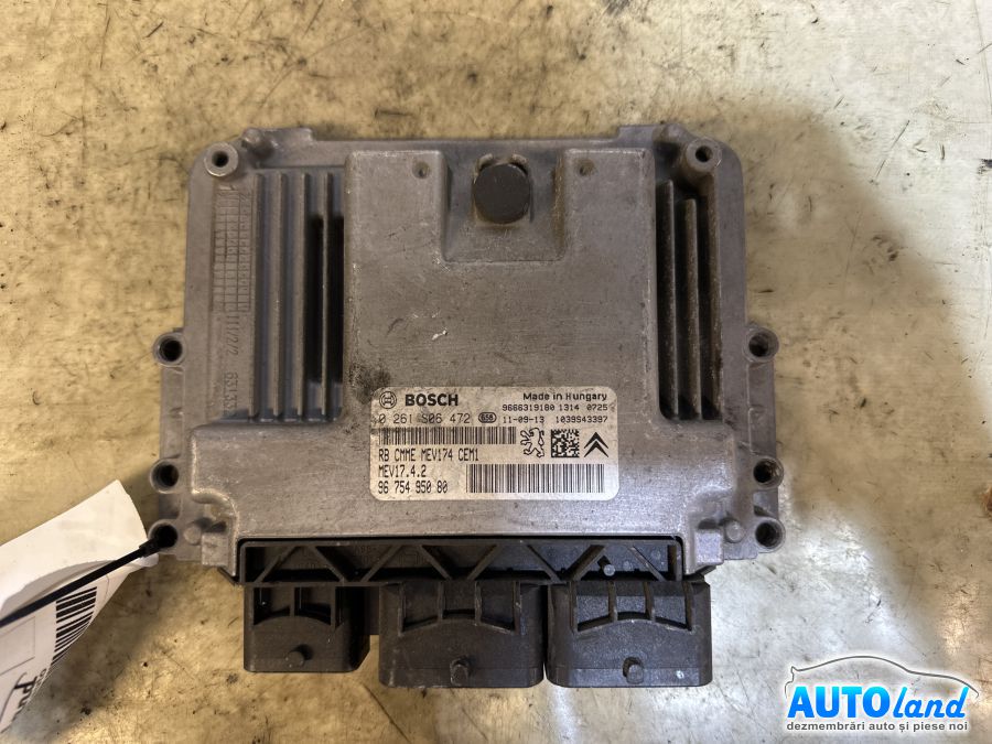 Calculator Ecu Motor CITROEN C3 II 2009-2026 Cod 9675495080 