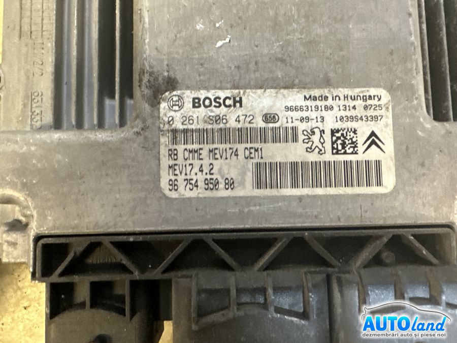 Calculator Ecu Motor CITROEN C3 II 2009-2026 Cod 9675495080 