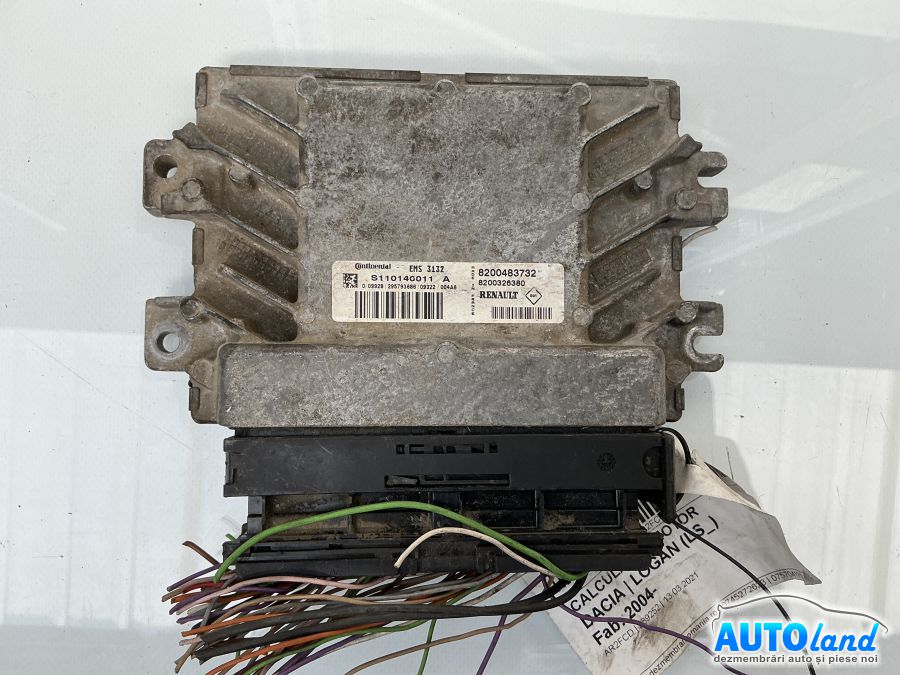 Calculator ECU Motor DACIA LOGAN (LS_) 2004-2025 Cod 8200483732 