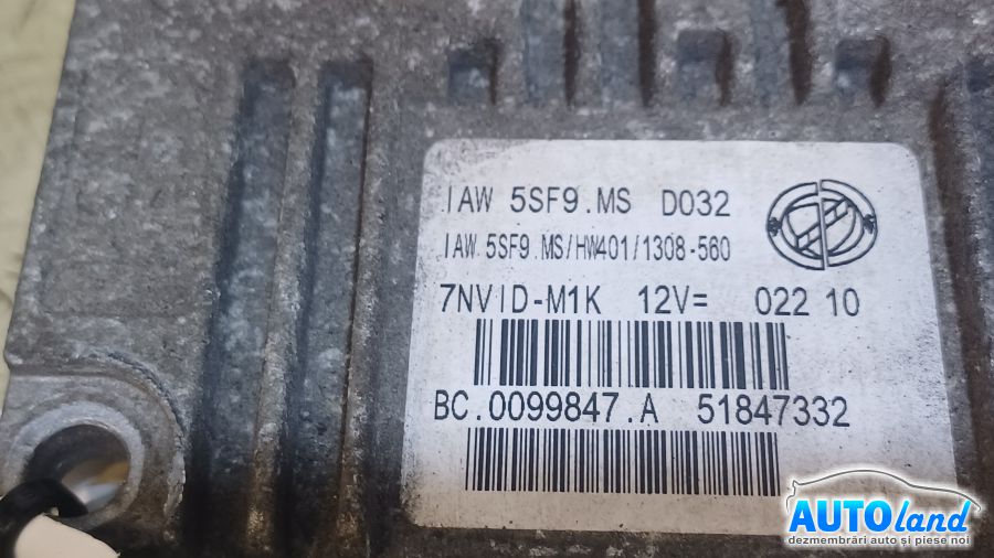 Calculator Ecu Motor FIAT 500 2007-2025 Cod 51847332 
