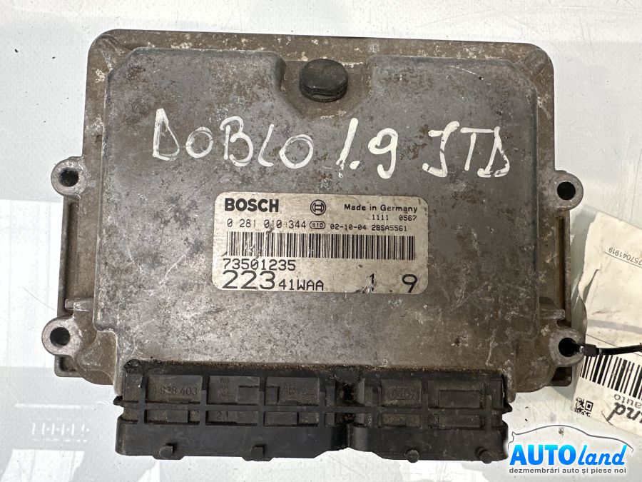 Calculator ECU Motor FIAT DOBLO (119) 2001-2025 Cod 73501235 