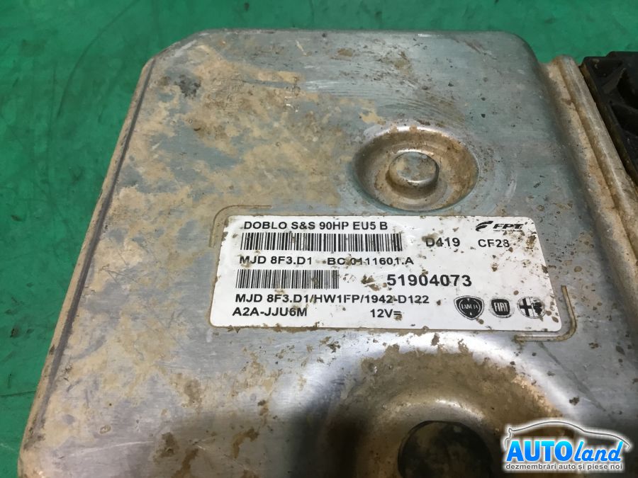 Calculator ECU Motor FIAT DOBLO (263) 2009-2025 Cod 51904073 