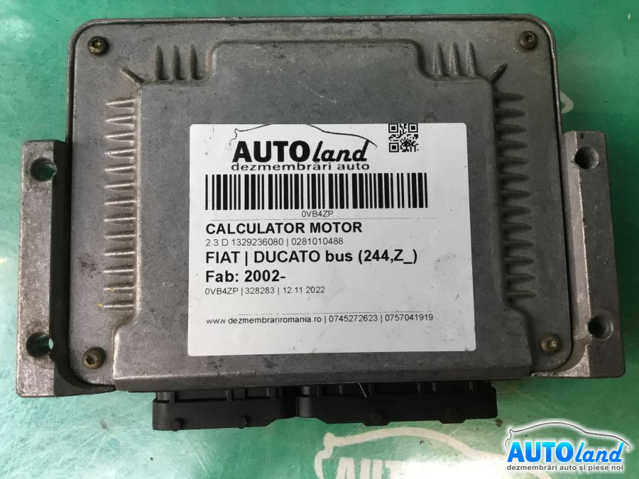 Calculator ECU Motor FIAT DUCATO bus (244,Z_) 2002-2025 Cod 0281010488 