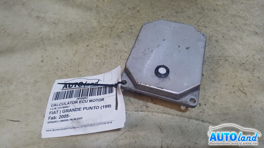 Calculator Ecu Motor FIAT GRANDE PUNTO (199) 2005-2025 Cod 51784957 