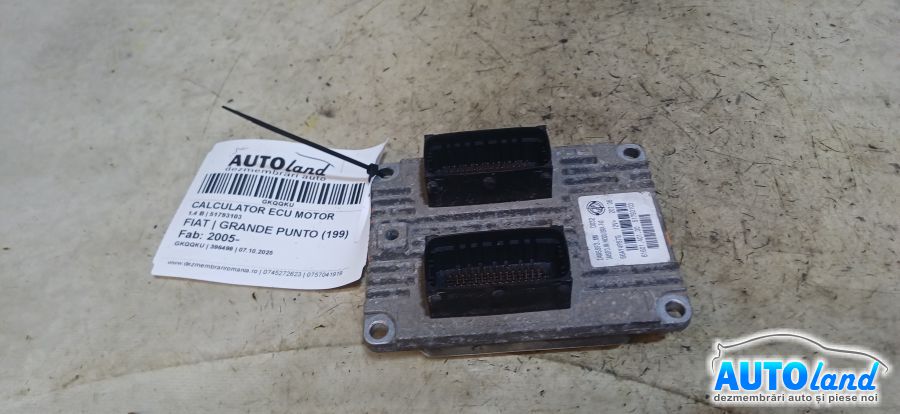 Calculator Ecu Motor FIAT GRANDE PUNTO (199) 2005-2025 Cod 51793103 