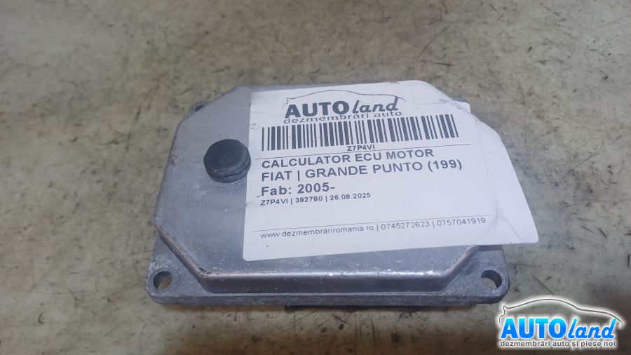 Calculator Ecu Motor FIAT GRANDE PUNTO (199) 2005-2025 Cod 51899832 