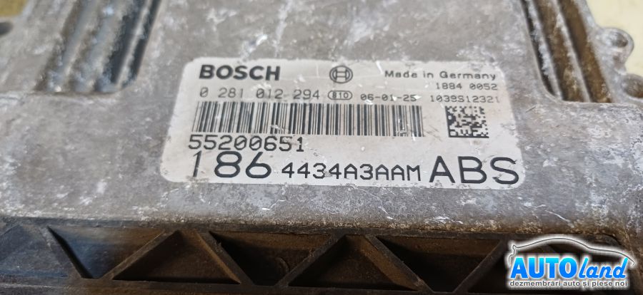 Calculator Ecu Motor FIAT MULTIPLA (186) 1999-2025 Cod 55200651 