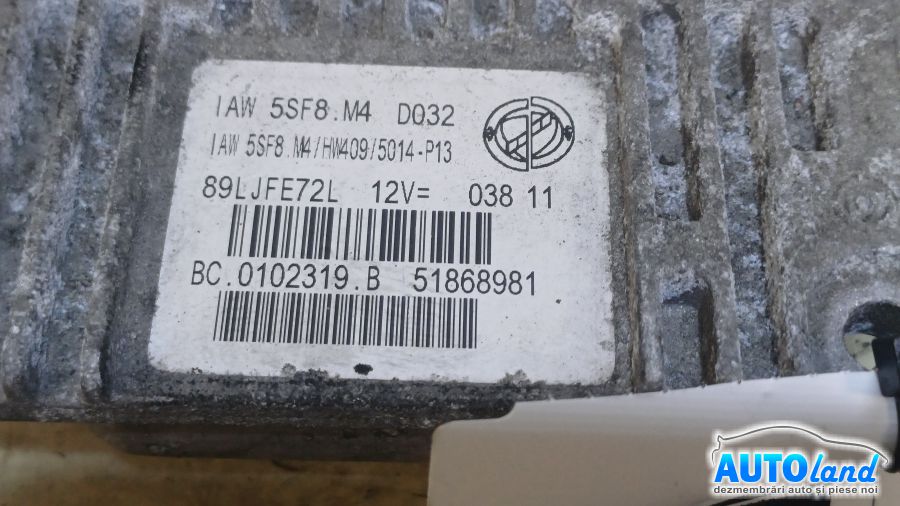 Calculator Ecu Motor FIAT PANDA (169) 2003-2025 Cod 51868981 