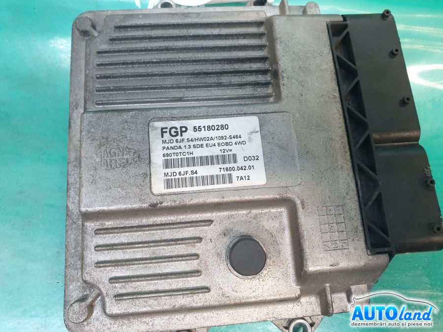 Calculator ECU Motor FIAT PANDA (169) 2003-2025 Cod 55180280 