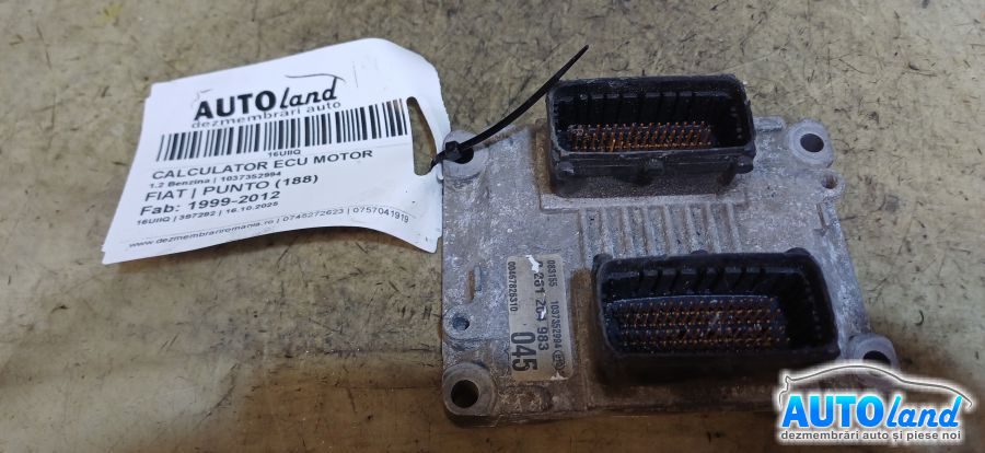 Calculator Ecu Motor FIAT PUNTO (188) 1999-2012 Cod 1037352994 