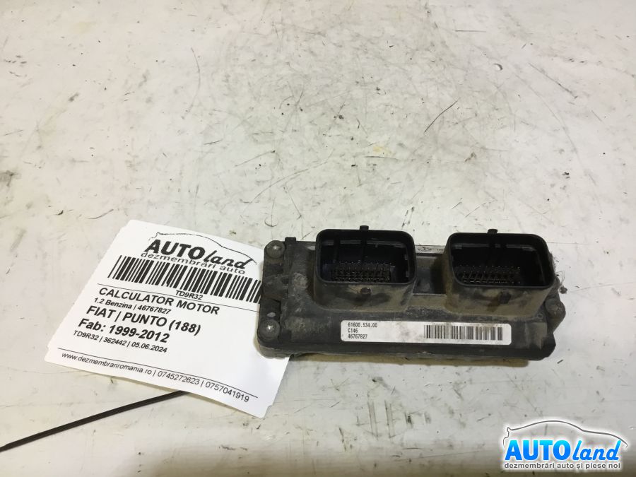 Calculator ECU Motor FIAT PUNTO (188) 1999-2012 Cod 46767827 