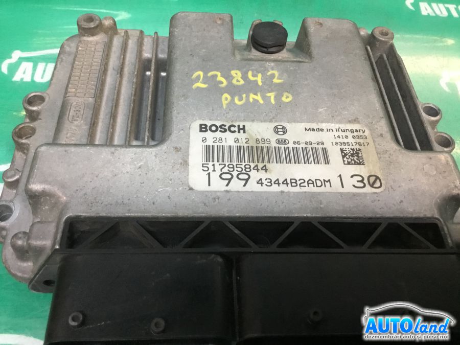 Calculator ECU Motor FIAT PUNTO (188) 1999-2012 Cod 51795844 