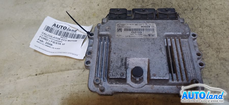 Calculator Ecu Motor FORD FIESTA VI 2008-2025 Cod 8V2112A650KD 