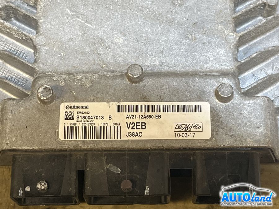 Calculator Ecu Motor FORD FIESTA VI 2008-2026 Cod AV2112A650EB 