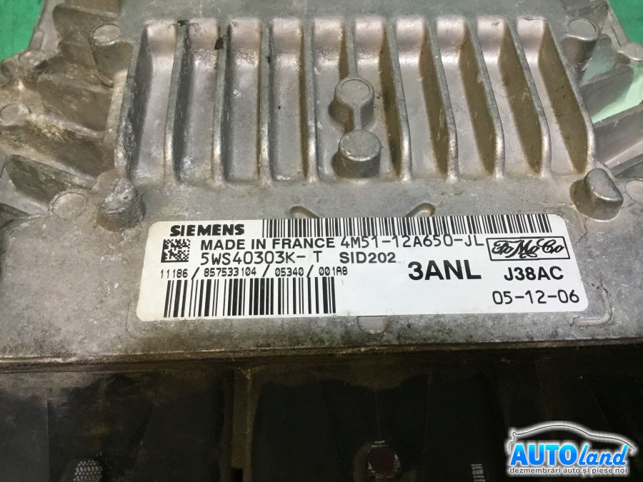 Calculator ECU Motor FORD FOCUS II (DA_) 2004-2008 Cod 4M5112A650JL 