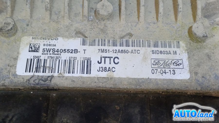 Calculator Ecu Motor FORD FOCUS II (DA_) 2008-2025 Cod 7M5112A650ATC 