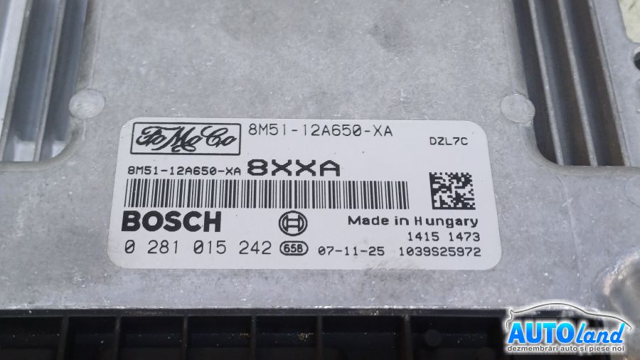 Calculator Ecu Motor FORD FOCUS II (DA_) 2008-2025 Cod 8M5112A650XA 