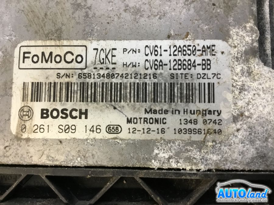 Calculator Ecu Motor FORD FOCUS III 2011-2025 Cod CV6112A650AME 