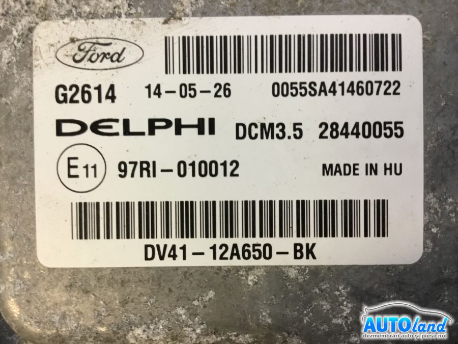 Calculator Ecu Motor FORD KUGA II 2012-2014 Cod DV4112A650BK 
