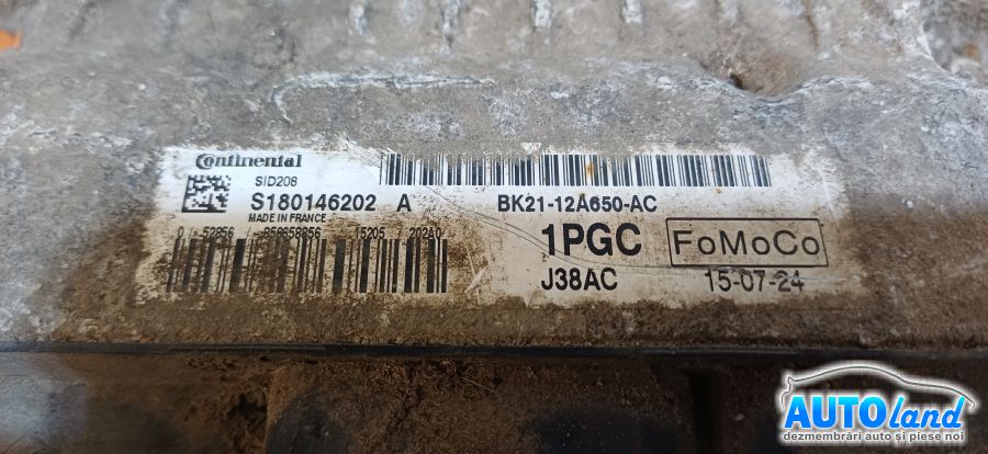 Calculator Ecu Motor FORD TRANSIT CUSTOM 2012-2018 Cod BK2112A650AC 