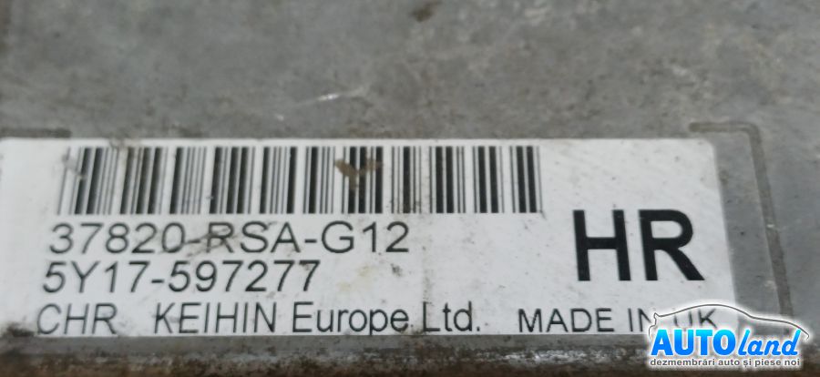 Calculator Ecu Motor HONDA CIVIC VII (FD_) 2005-2025 Cod 37820RSAG12 