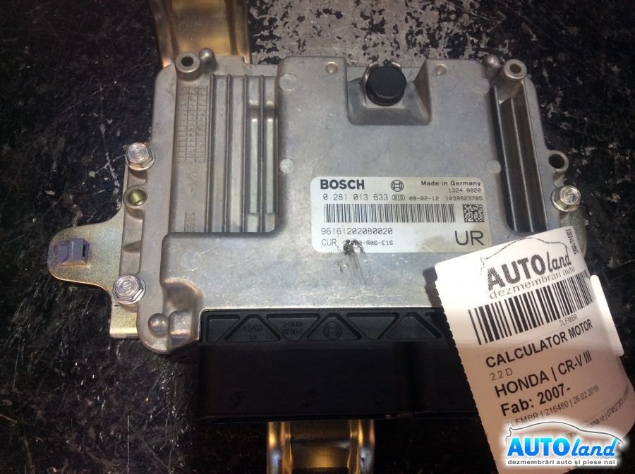 Calculator ECU Motor HONDA CR-V III 2007-2025 Cod 0281013633 