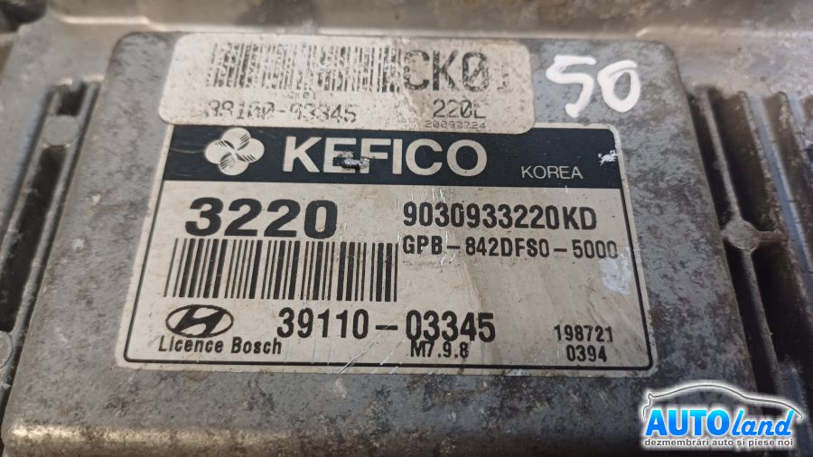 Calculator Ecu Motor HYUNDAI i20 (PB,PBT) 2008-2025 Cod 9030933220KD 