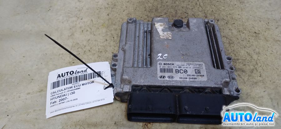 Calculator Ecu Motor HYUNDAI i30 2007-2025 Cod 391402ABB0 