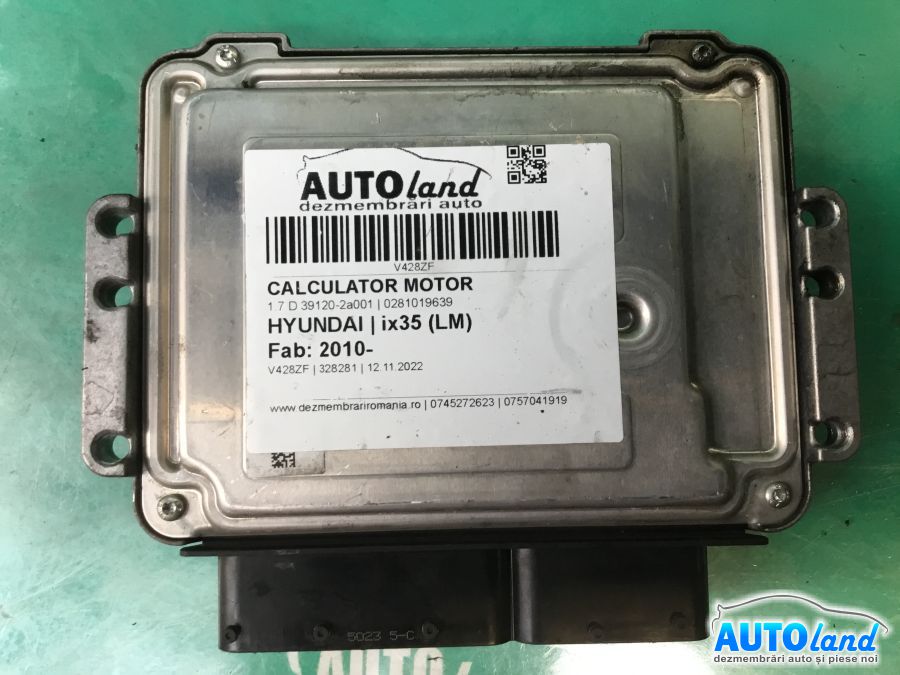 Calculator ECU Motor HYUNDAI ix35 (LM) 2010-2025 Cod 0281019639 