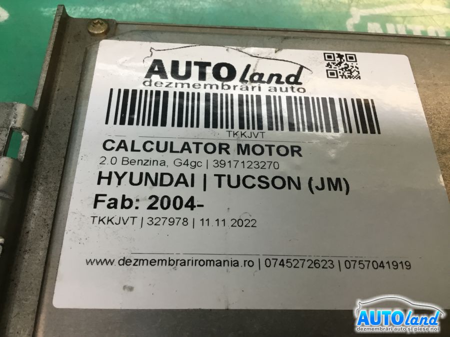Calculator ECU Motor HYUNDAI TUCSON (JM) 2004-2025 Cod 3917123270 