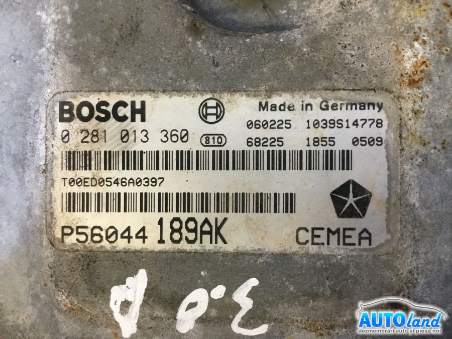 Calculator ECU Motor JEEP GRAND CHEROKEE III 2003-2025 Cod 0281013360 