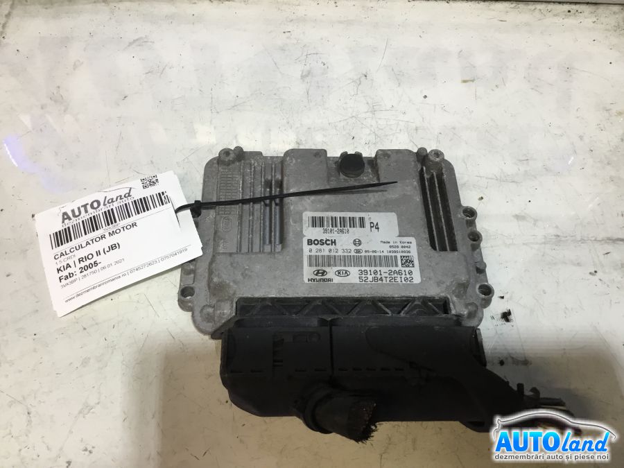 Calculator ECU Motor KIA RIO II (JB) 2005-2025 Cod 52JB4T2EI02 