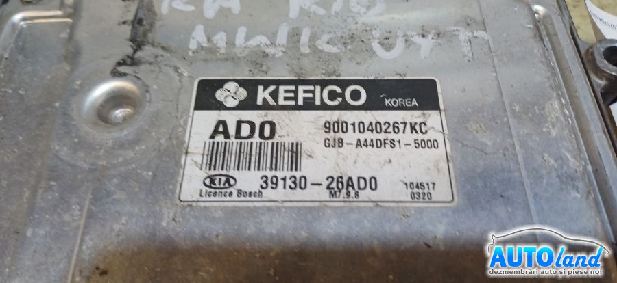 Calculator Ecu Motor KIA RIO II limuzina (JB) 2005-2025 Cod 3913026AD0 
