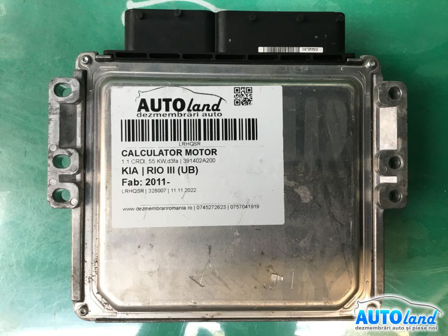 Calculator ECU Motor KIA RIO III (UB) 2011-2025 Cod 391402A200 
