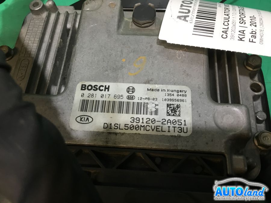 Calculator ECU Motor KIA SPORTAGE (SL) 2010-2025 Cod 0281017695 