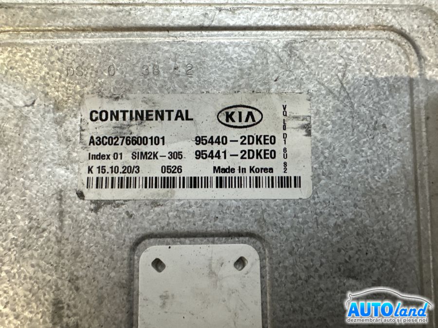 Calculator Ecu Motor KIA SPORTAGE (SL) 2010-2025 Cod 954402DKE0 
