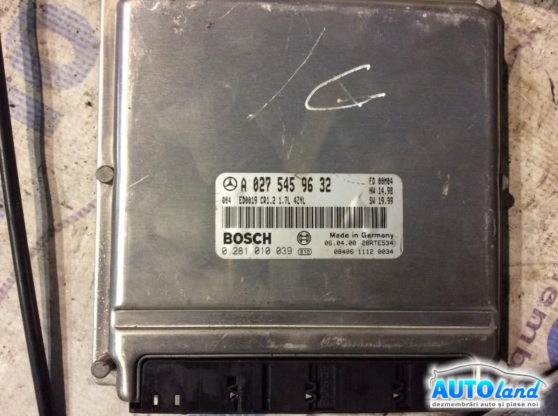 Calculator ECU Motor MERCEDES-BENZ A-CLASS (W168) 1997-2004 Cod A0275459632 