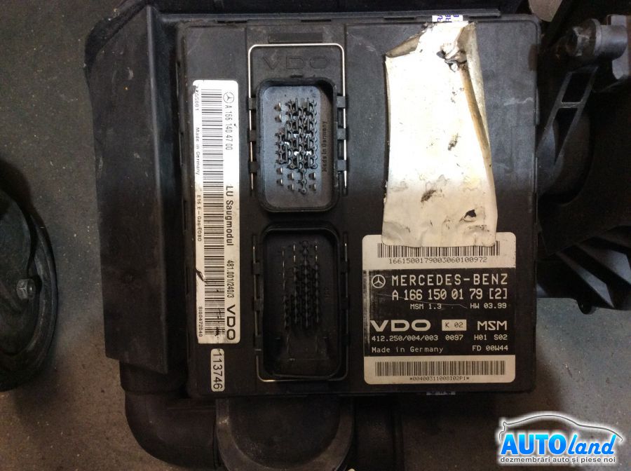 Calculator ECU Motor MERCEDES-BENZ A-CLASS (W168) 1997-2004 Cod A1661500179 