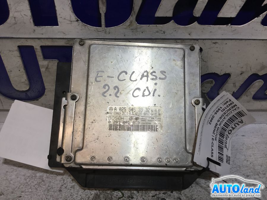 Calculator ECU Motor MERCEDES-BENZ E-CLASS (W210) 1995-2002 Cod A0255453932 
