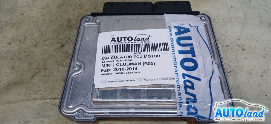 Calculator Ecu Motor MINI CLUBMAN (R55) 2010-2014 Cod 0281017509 