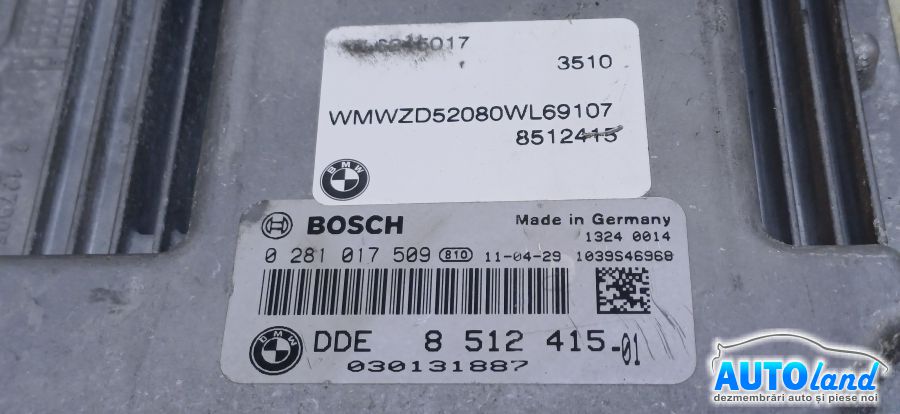 Calculator Ecu Motor MINI CLUBMAN (R55) 2010-2014 Cod 0281017509 