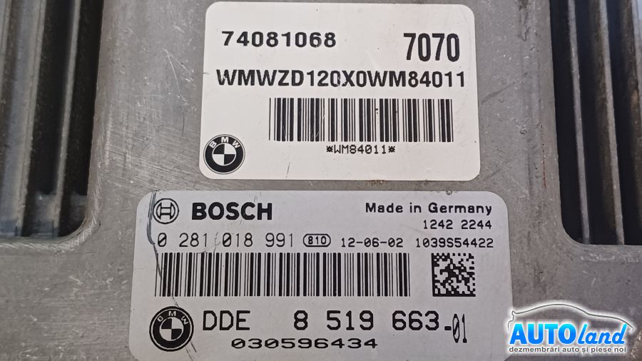 Calculator Ecu Motor MINI COUNTRYMAN (R60) 2010-2014 Cod 8519663 