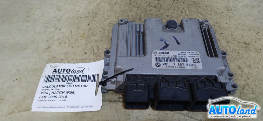 Calculator Ecu Motor MINI HATCH (R56) 2006-2014 Cod 7627520 