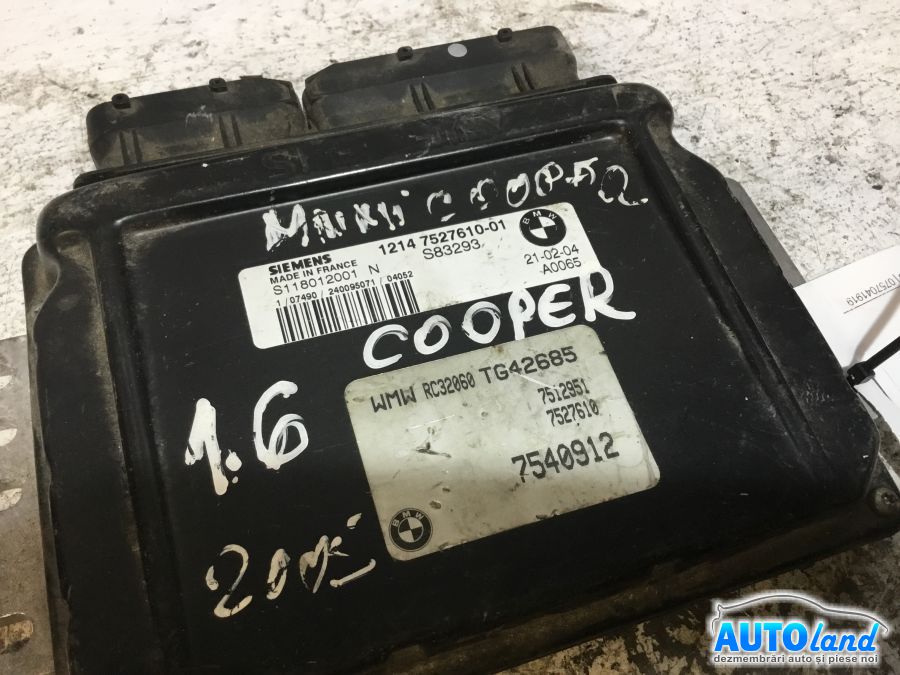 Calculator ECU Motor MINI MINI (R50,R53) 2001-2025 Cod 1214752761001 