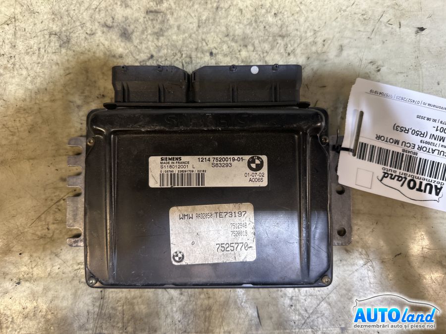 Calculator Ecu Motor MINI MINI (R50,R53) 2001-2025 Cod 7520019 