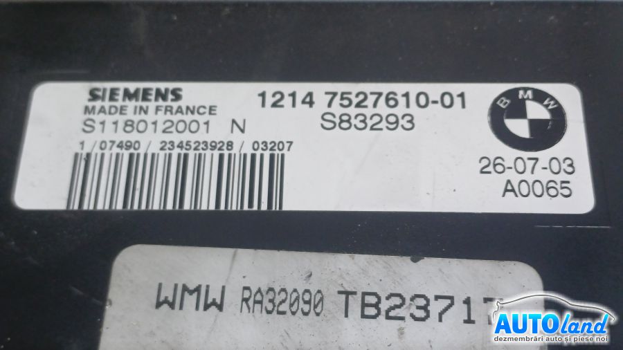 Calculator Ecu Motor MINI MINI (R50,R53) 2001-2025 Cod 752761001 