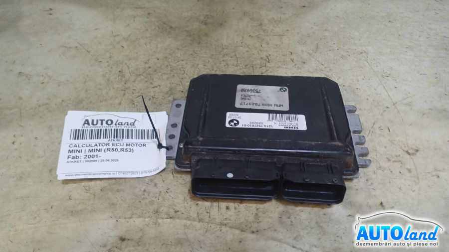Calculator Ecu Motor MINI MINI (R50,R53) 2001-2025 Cod 752761001 
