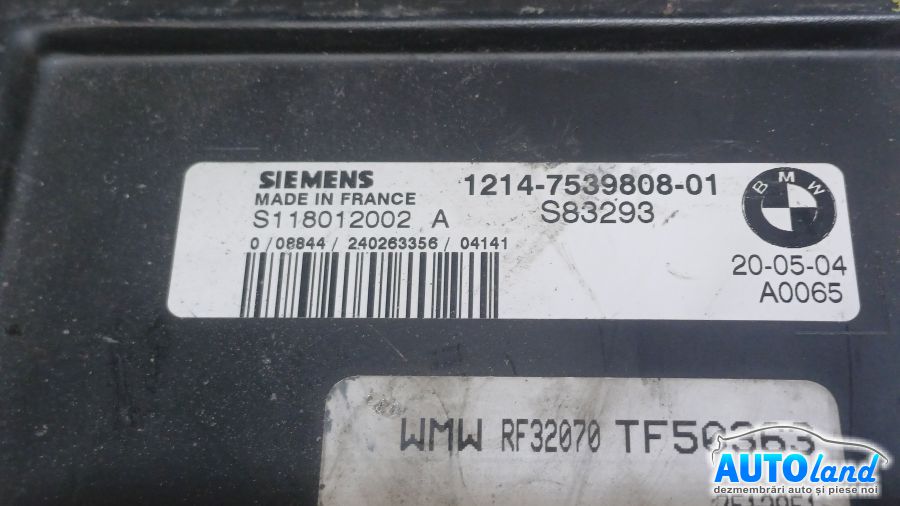 Calculator Ecu Motor MINI MINI (R50,R53) 2001-2025 Cod 7539808 