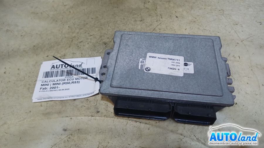 Calculator Ecu Motor MINI MINI (R50,R53) 2001-2025 Cod 7562616 